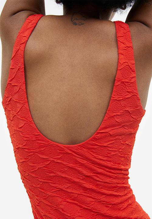 H&M - Textured body - red