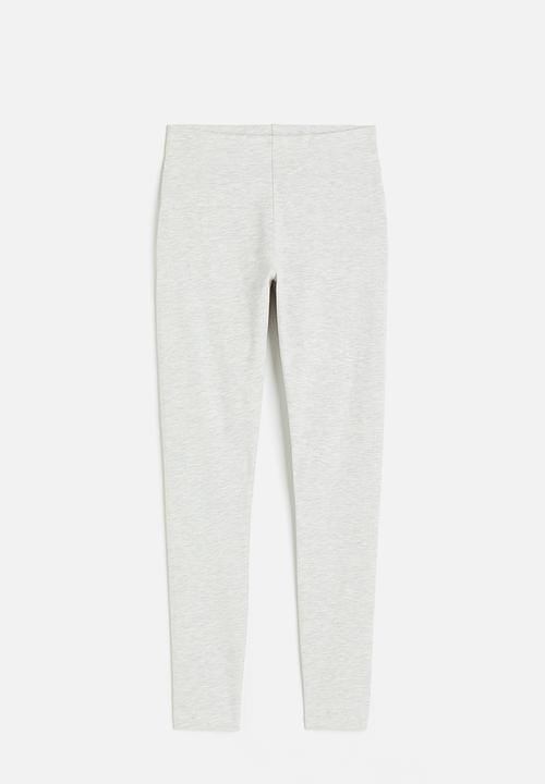 H&M - Leggings - light grey marl 