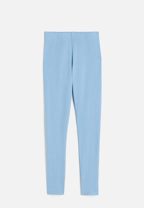 H&M - Leggings - light blue 
