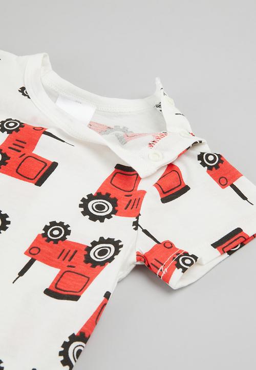 Pop Candy - Printed bodyvest - white