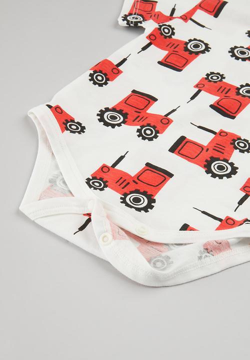 Pop Candy - Printed bodyvest - white