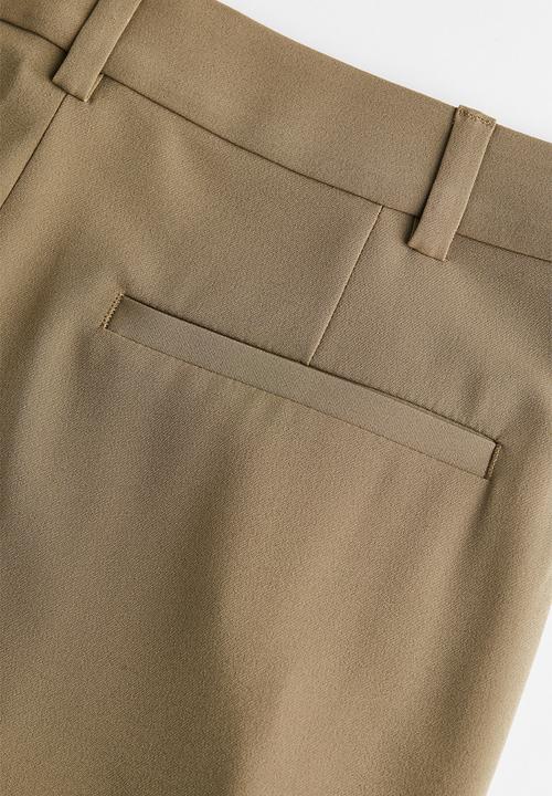 H&M - Straight trousers - dark beige