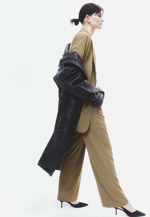 H&M - Straight trousers - dark beige