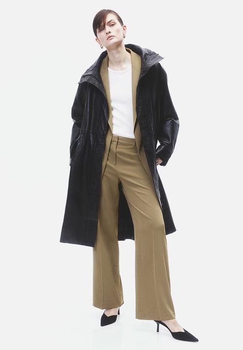 H&M - Straight trousers - dark beige