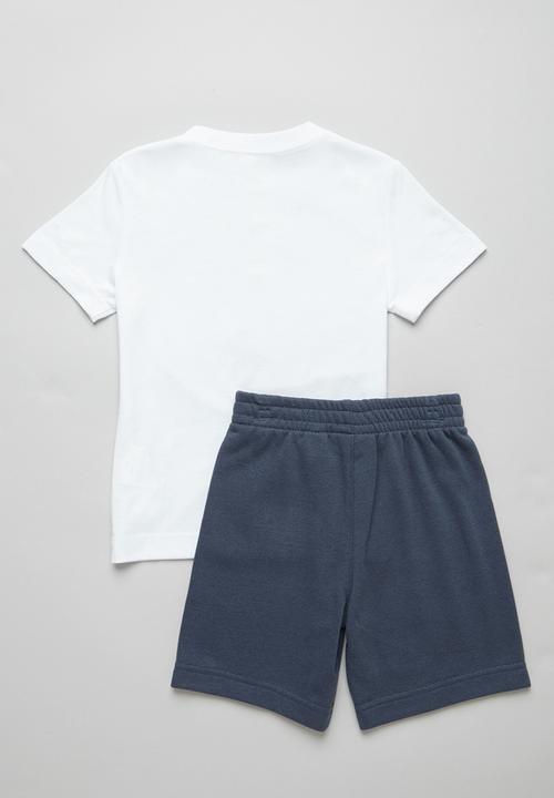 Converse - Core short sleeve tee & ft short set - converse navy
