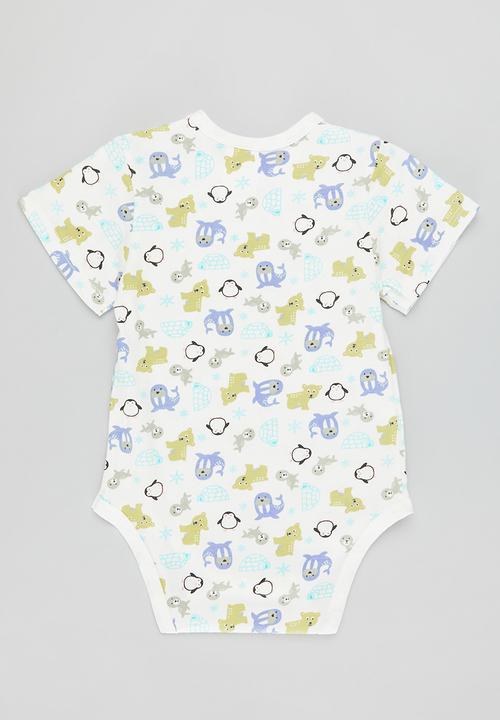 Pop Candy - Printed bodyvest - white