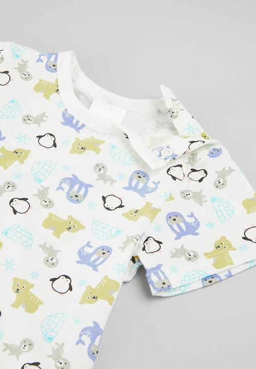 Pop Candy - Printed bodyvest - white