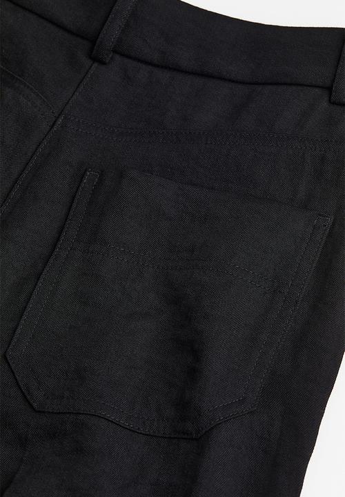 H&M - Straight trousers - black