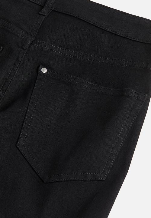 H&M - Ultra high ankle jeggings - black