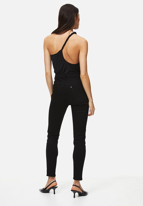 H&M - Ultra high ankle jeggings - black