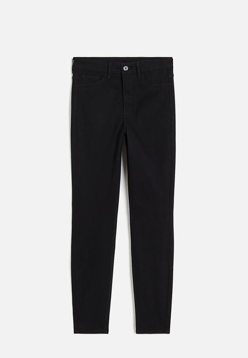 H&M - Ultra high ankle jeggings - black
