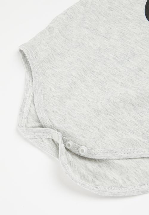 Pop Candy - sleeveless bodyvest - grey