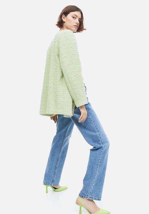 H&M - Bouclé jacket - pistachio green