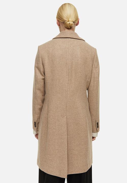 H&M - Single-breasted coat - beige marl 