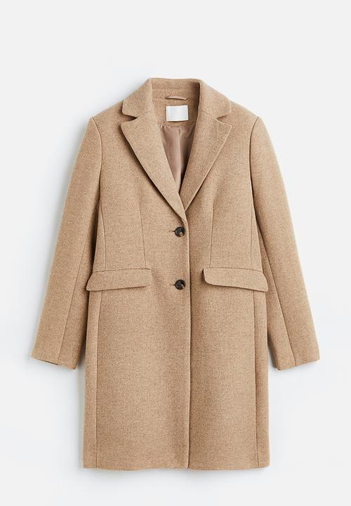 H&M - Single-breasted coat - beige marl 