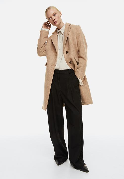 H&M - Single-breasted coat - beige marl 