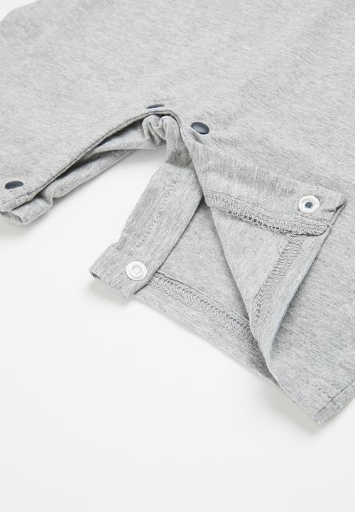 Pop Candy - Collared romper - grey