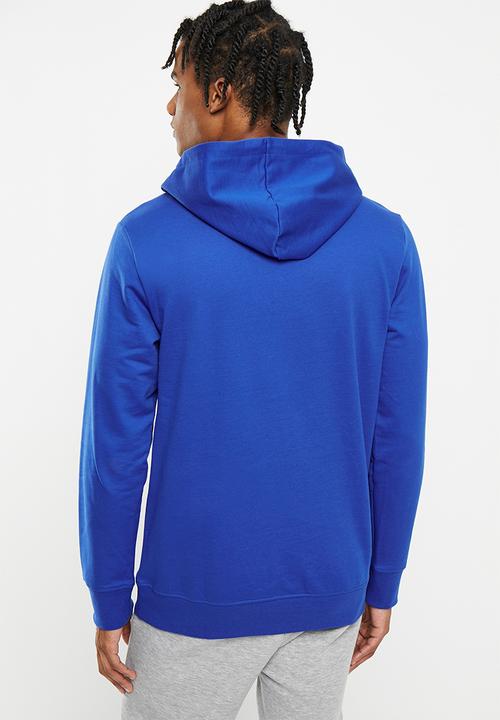 Reebok - Identity fleece stacked logo pullover hoodie - light blue
