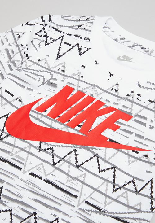 Nike - Nkb b nsw be real aop short se - black & white