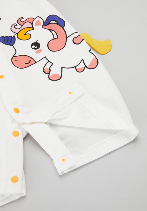 Pop Candy -  Short sleeve romper - pink/white