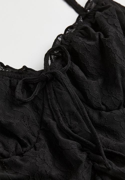 H&M - Draped dress - black
