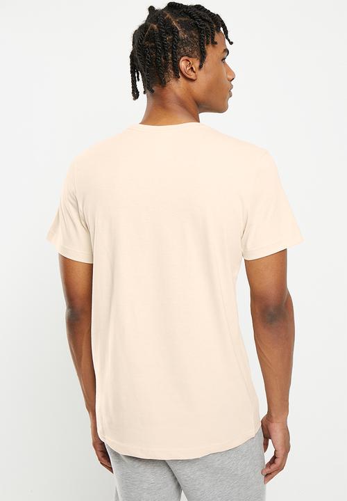 Reebok - Identity big stacked logo tee - stone