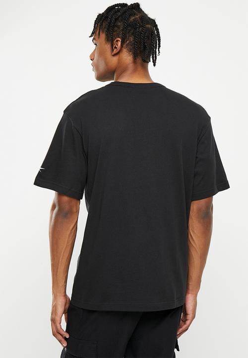 Reebok - Basketball pump graphic tee - black