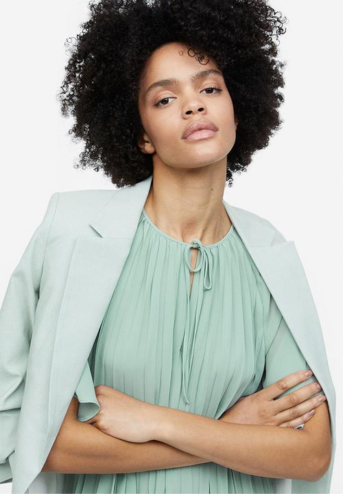 H&M - Pleated dress - mint green 