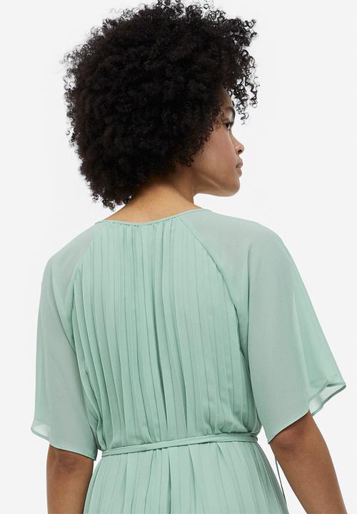 H&M - Pleated dress - mint green 