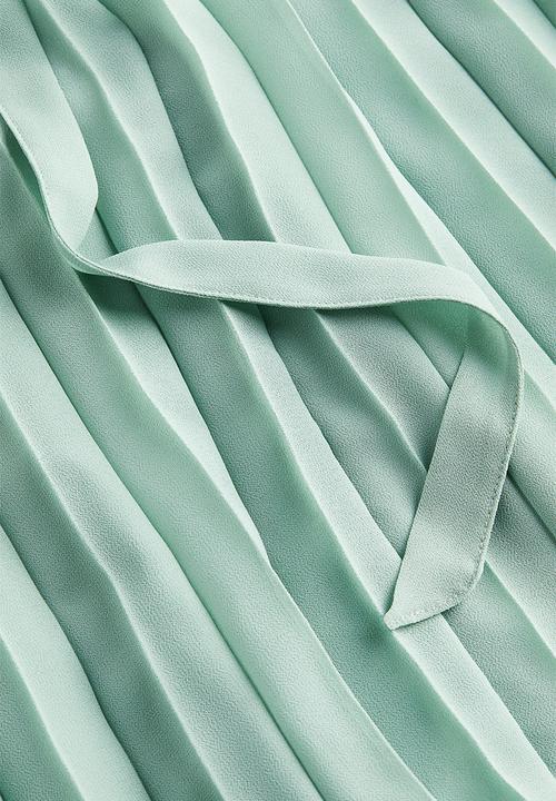 H&M - Pleated dress - mint green 