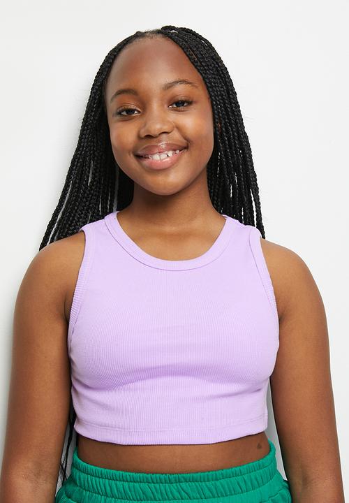 Rebel Republic - Ribbed tank - lilac