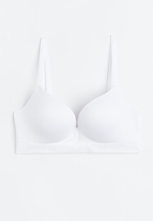 H&M - Seamless super push-up bra - white