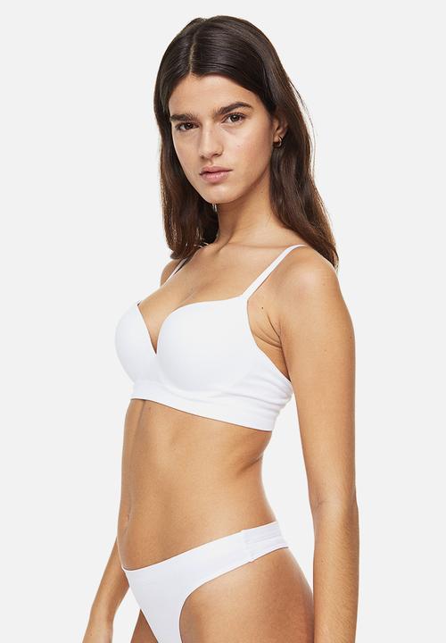 H&M - Seamless super push-up bra - white