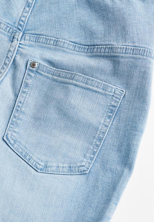 H&M - Mama super skinny jeans - light denim blue