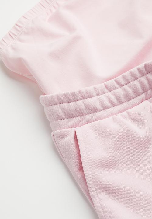 H&M - Mama sweatshirt shorts - light pink