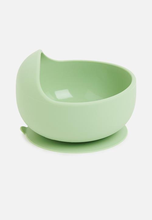 Sixth Floor - Silicone baby suction bowl and spoon - mint