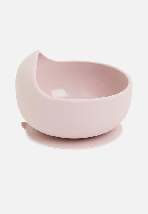 Sixth Floor - Silicone baby suction bowl and spoon - blush