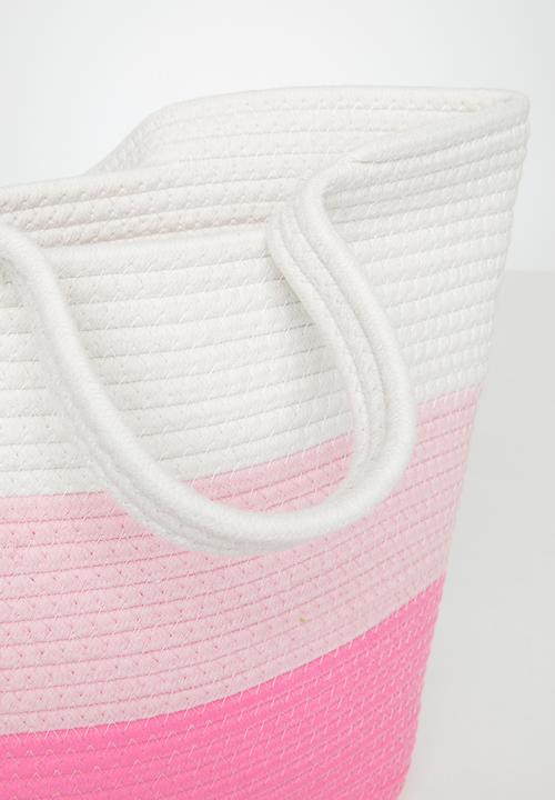Superbalist - Meg woven shopper - pink