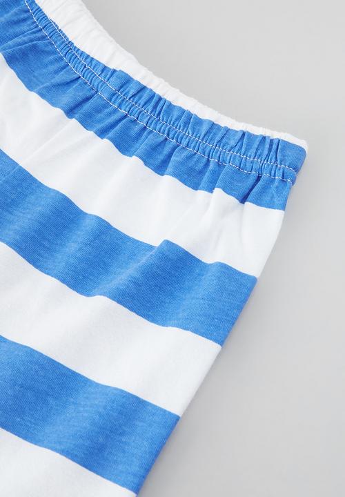 Pop Candy - Printed pj set - blue & white