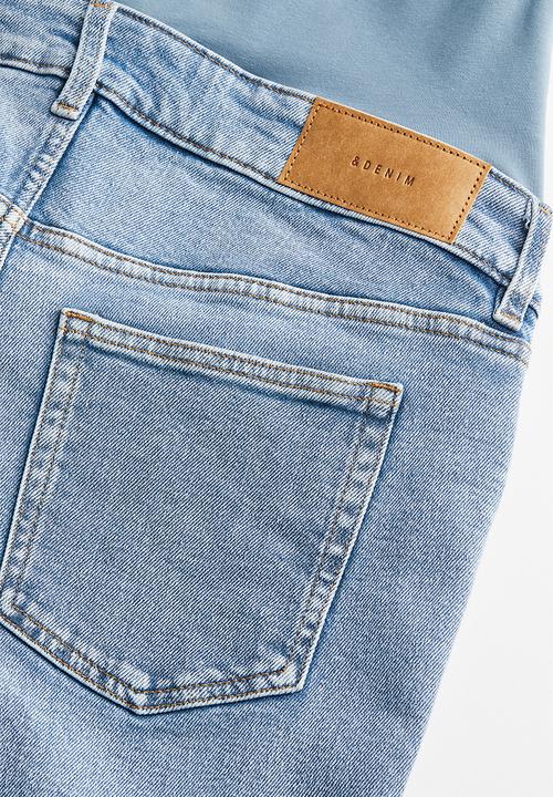 H&M - Mama slim ankle jeans - light denim blue