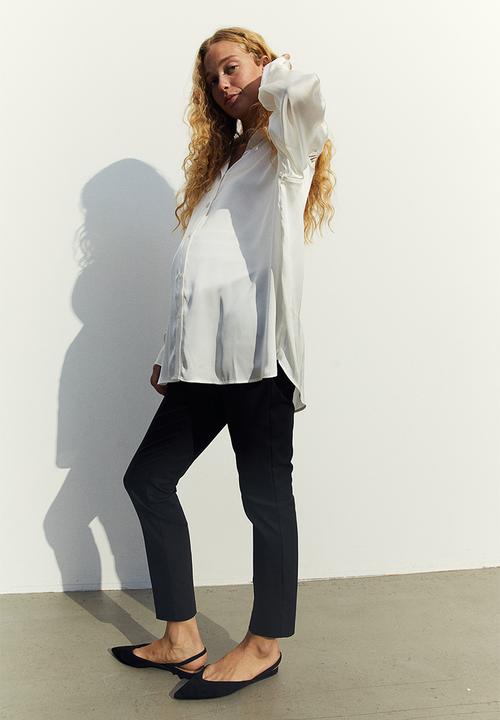 H&M - Mama tailored trousers - black