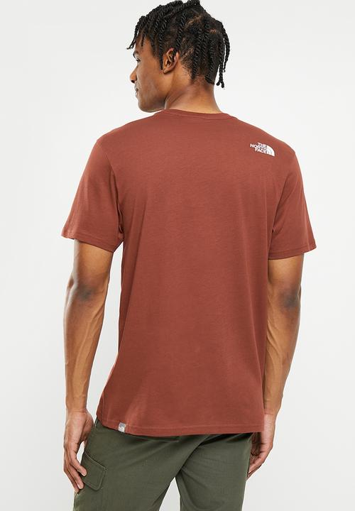 The North Face - M short sleeve graphic tee - brandy brown 