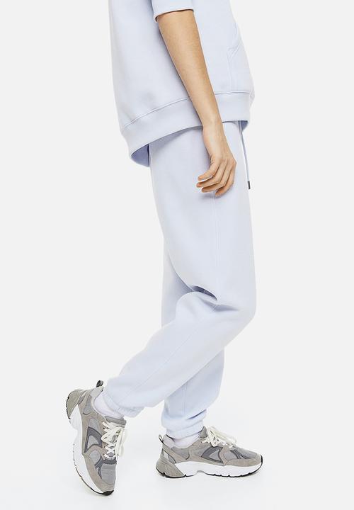 H&M - Cotton-blend sweatpants - light blue 