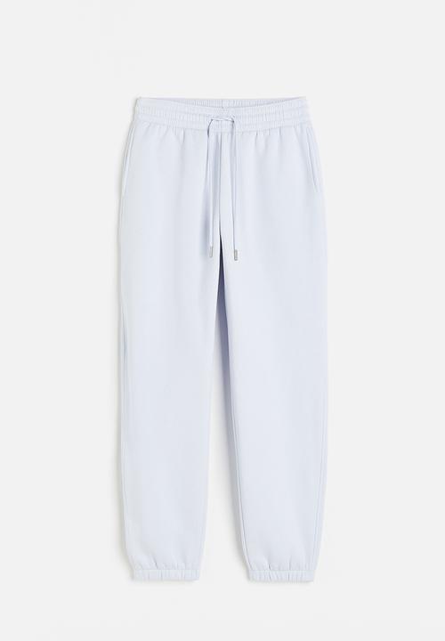 H&M - Cotton-blend sweatpants - light blue 