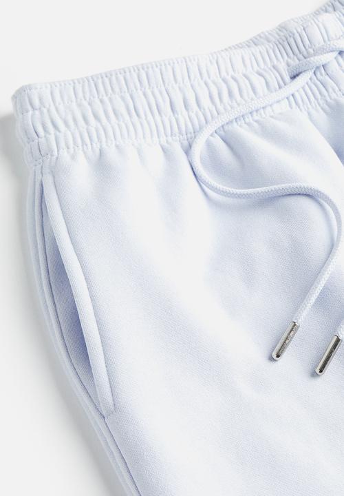 H&M - Cotton-blend sweatpants - light blue 