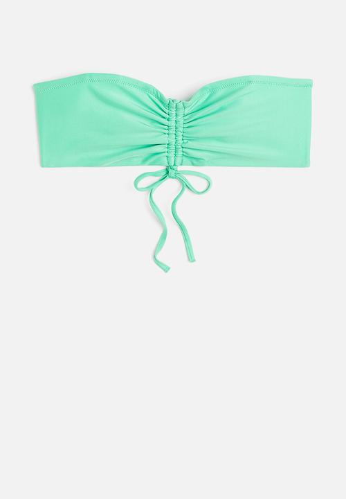 H&M - Bandeau bikini top - bright green 
