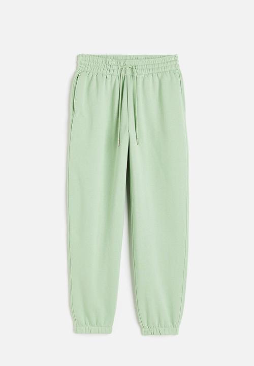 H&M - Cotton-blend sweatpants - light green