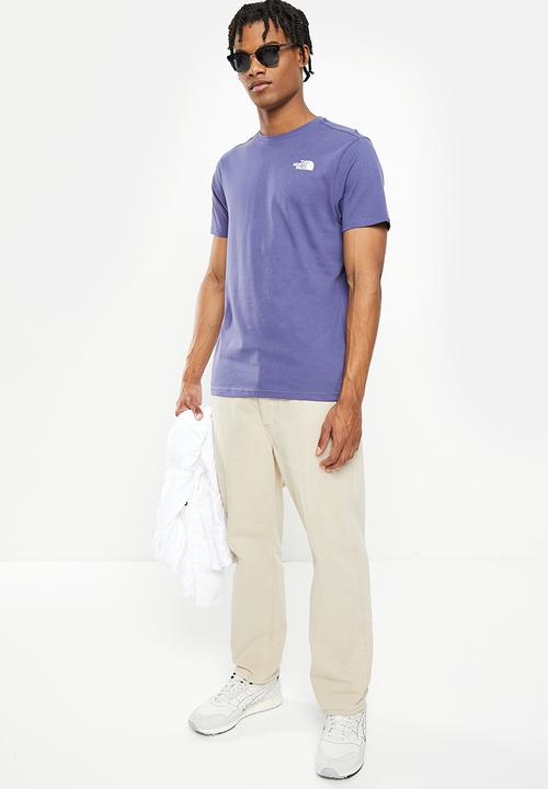 The North Face - M short sleeve redbox tee  - eu - cave blue