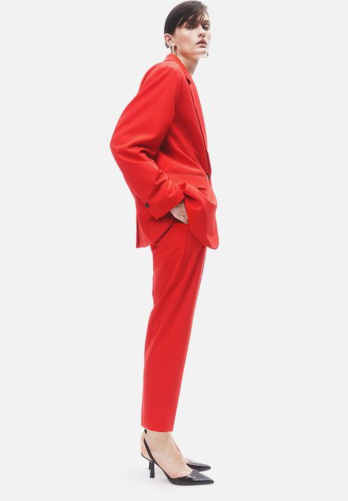 H&M - Cigarette trousers - red
