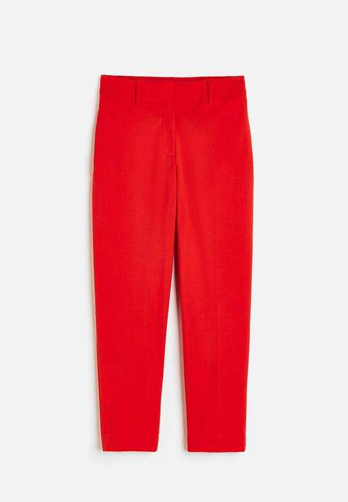 H&M - Cigarette trousers - red